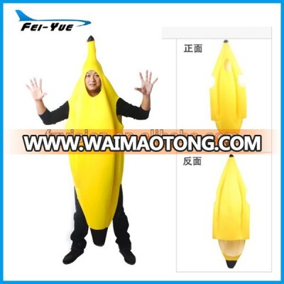 Unisex Fancy Adult Full Body Banana Costume with customized logo