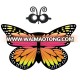 Cute Kids Dance Party Cosplay Monarch Butterfly Cape and Mask