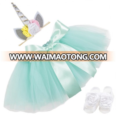 Cute Infant Baby Birthday Unicorn Tutu Skirt Party Costume